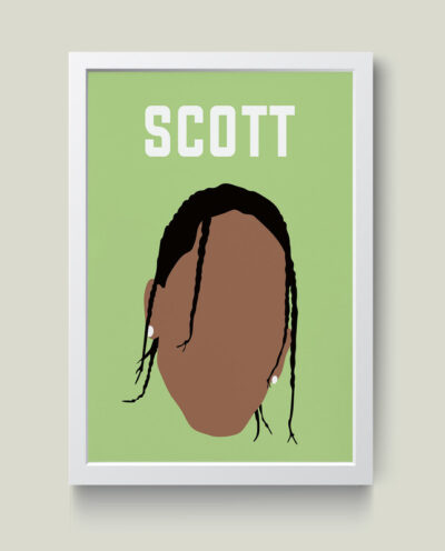 تابلو مدل تراویس اسکات Travis Scott کد S0113-w