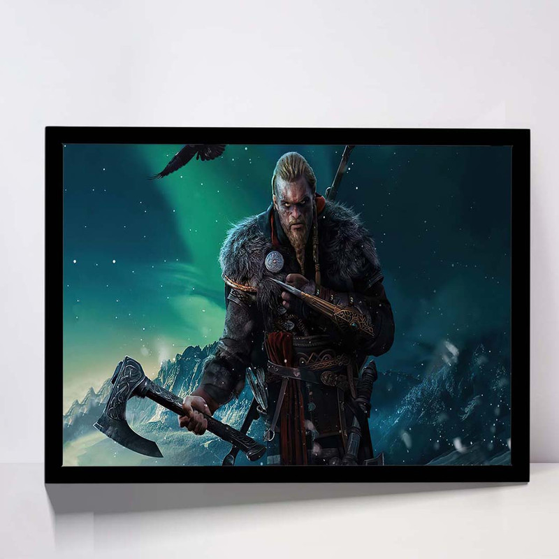 تابلو مدل assassins creed valhalla game کد F-10038