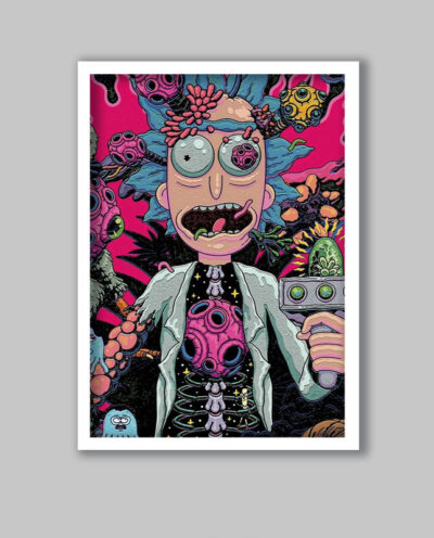 تابلو مدل ریک اند مورتی Rick and Morty کد LA-G10734