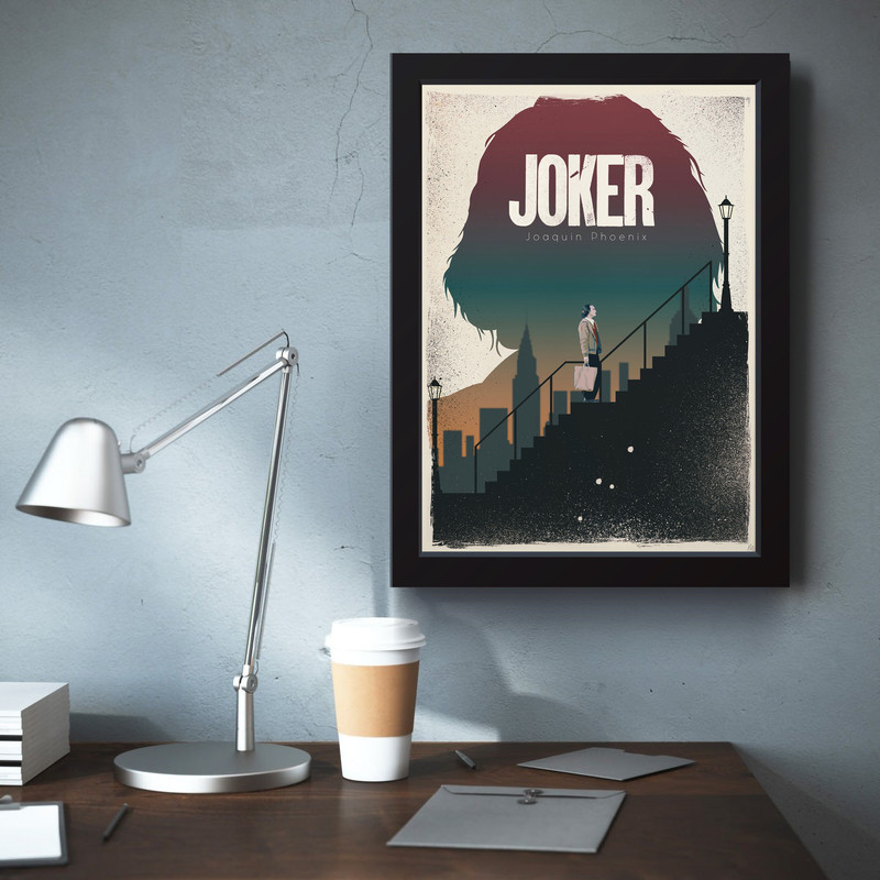 تابلو مدل مینیمال Joker کد m2417-b - Image 2