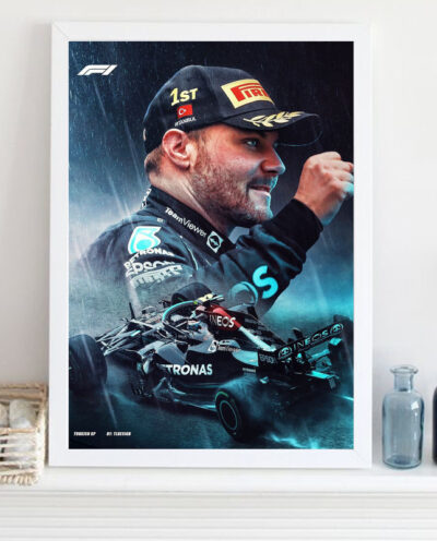 تابلو مدل فرمول یک والتری بوتاس Bottas کد LA-F1G1007