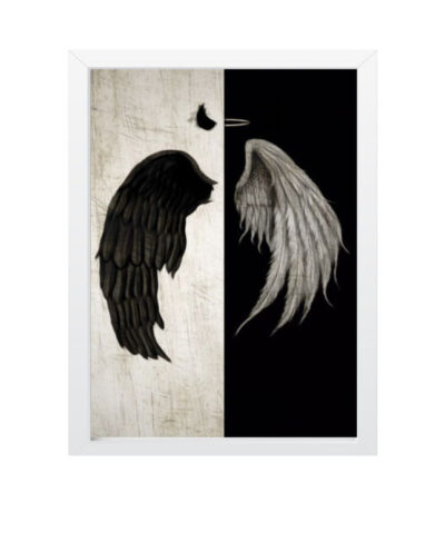تابلو مدل میس فریم بال ها Devil and Angel