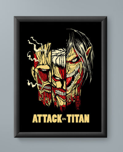 تابلو مدل اتک ان تایتان attack on titan 01