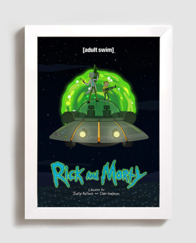 تابلو مدل ریک و مورتی rick and morty W08