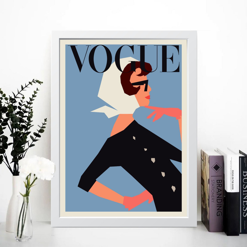 تابلو مدل مینیمال Vogue کدm50113 - Image 4