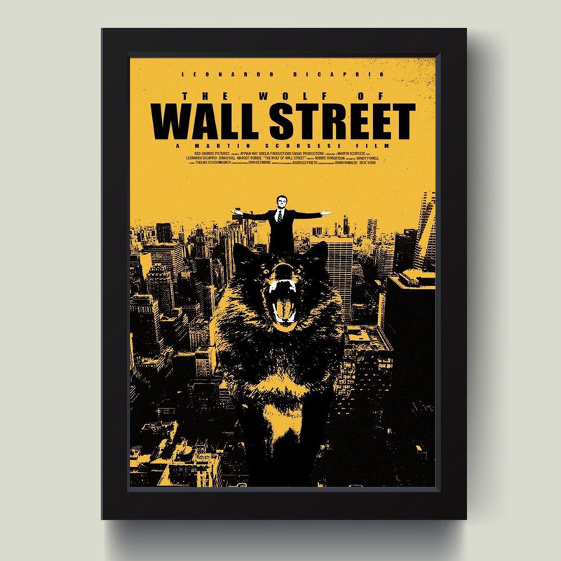 تابلو مدل The Wolf Of Wall Street کدMJ131343