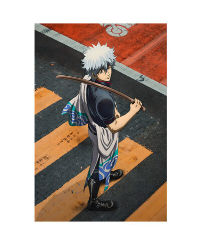 تابلو مدل انیمه ساکاتا گینتوکی گینتاما Sakata Gintoki Gintama anime 02