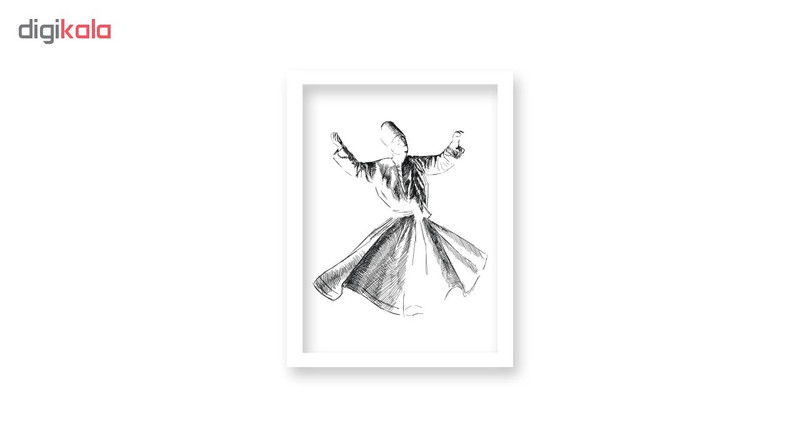 تابلو هیلما گالری کد HAP1806 WHITE - Image 2
