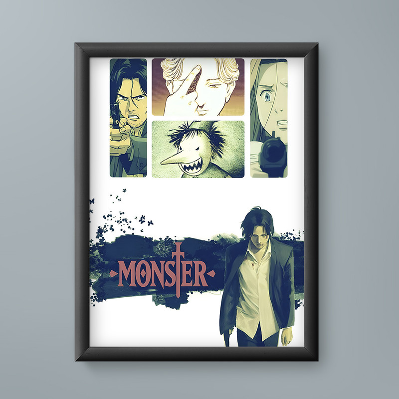 تابلو مدل انیمه مانستر Monster anime 04