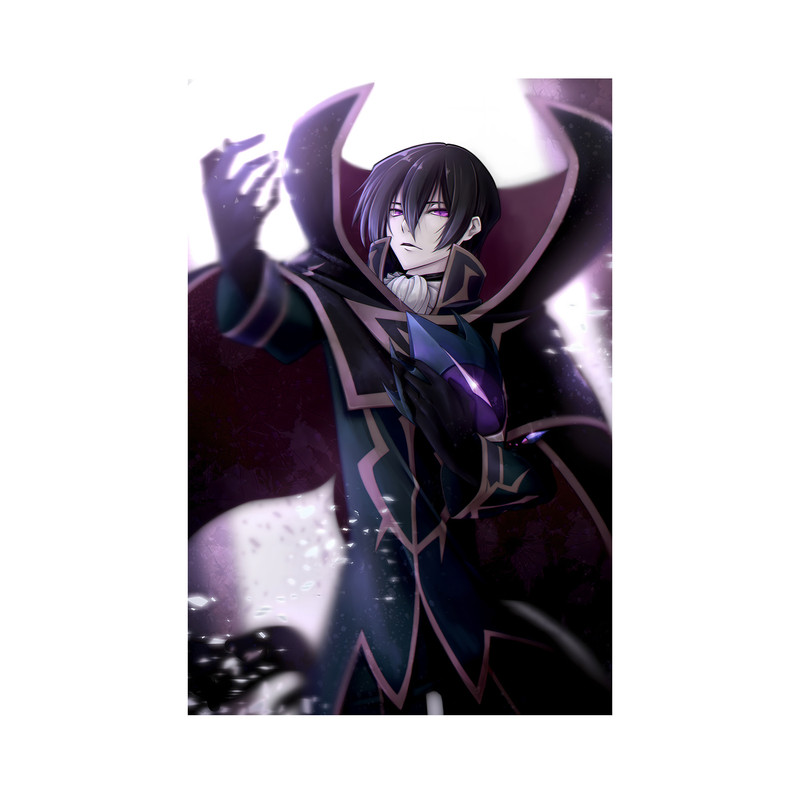 تابلو مدل انیمه لولوش لامپروژ کدگیاس Lelouch Lamperouge CodeGeass anime 01 - Image 2