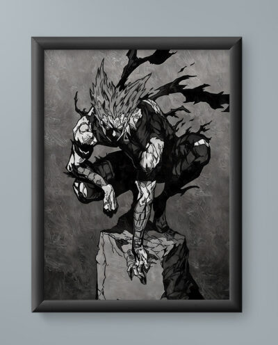 تابلو مدل انیمه گارو وان پانچ من 18 Garou one punch man anime