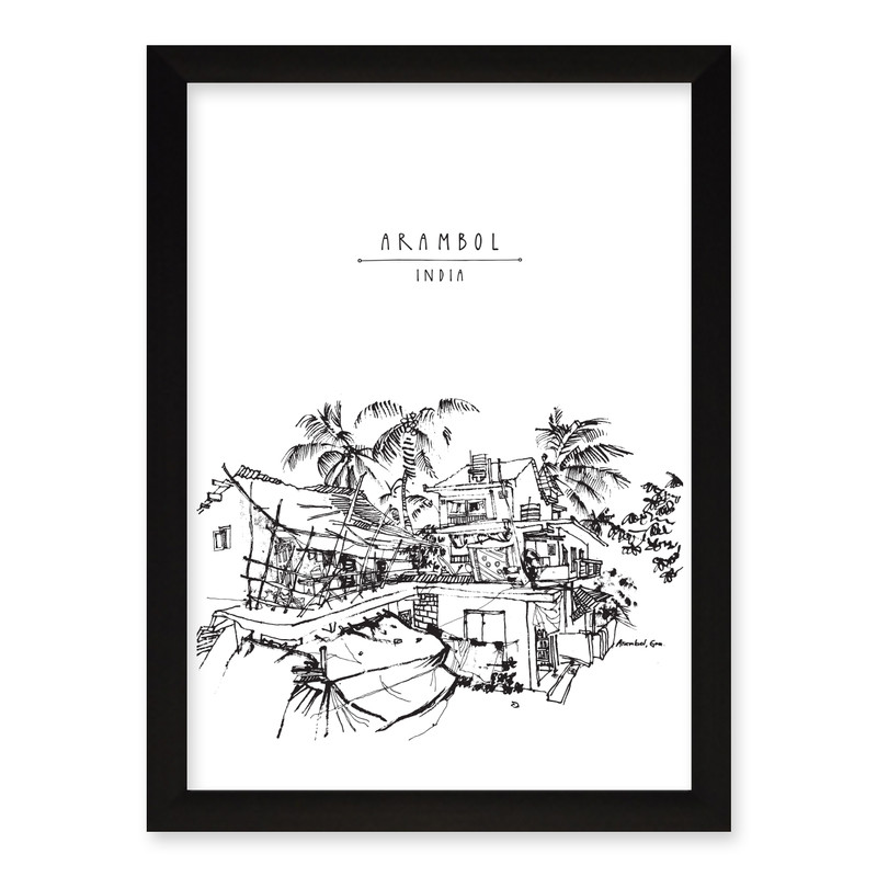تابلو هیلما گالری کد HAP1821 BLACK