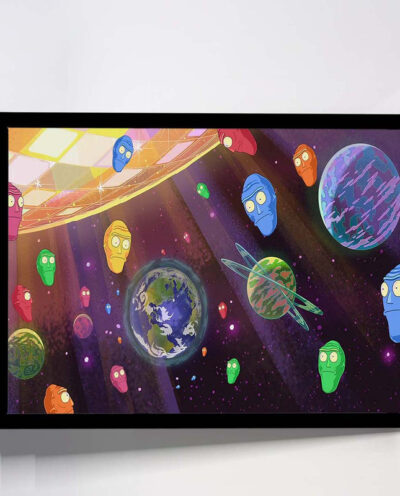 تابلو مدل get schwifty rick and morty کد F-12035