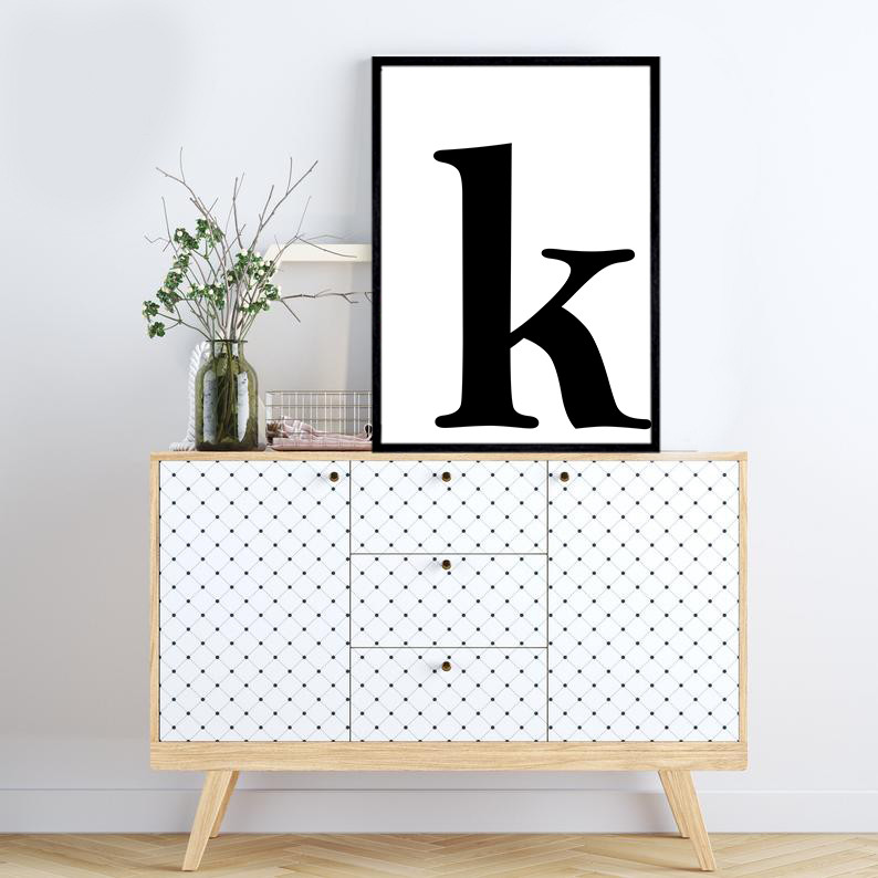 تابلو مدل حروف طرح k - Image 2