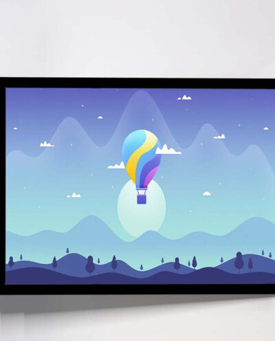 تابلو مدل air balloon journey minimal کد F-10020