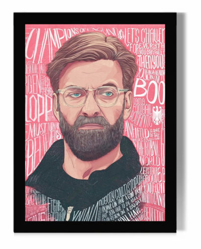 تابلو مدل دیواری طرح یورگن کلوپ Jrgen Klopp کد FD574