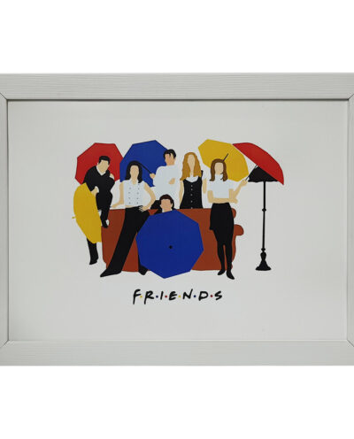 تابلو طرح Friends مدل PrFrnd4w