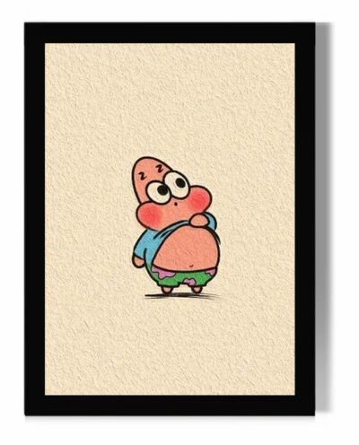 تابلو مدل دیواری طرح پاتریک Patrick انیمیشن باب اسفنجی SpongeBob کد FD271