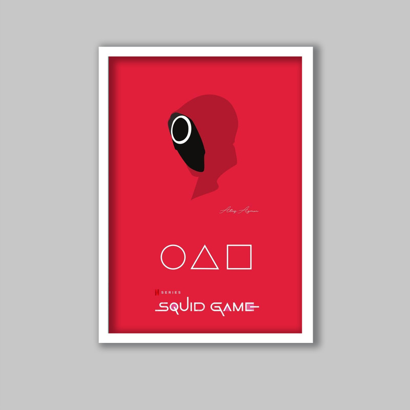 تابلو مدل سریال بازی مرکب Squid Game کد LA-G10806