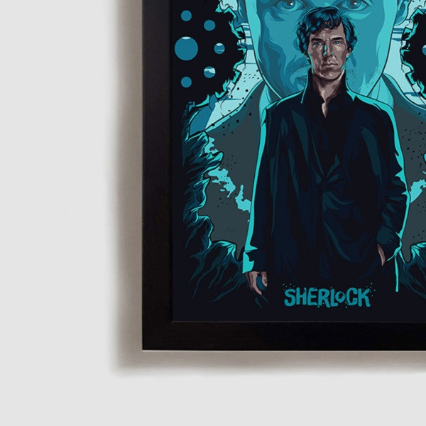 تابلو مدل سریال شرلوک sherlock B376 - Image 3