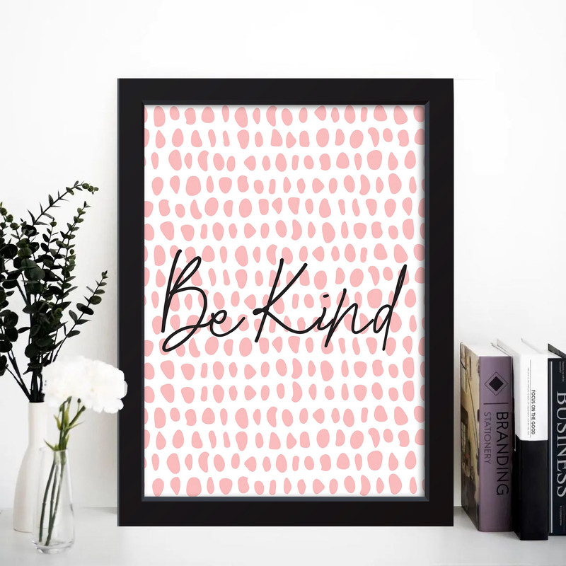 تابلو مدل مینیمال minimal Be kind کد A2935-b - Image 2