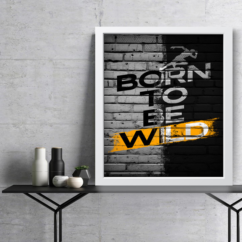 تابلو مدل انگیزشی Born to be کد G14-07 - Image 4