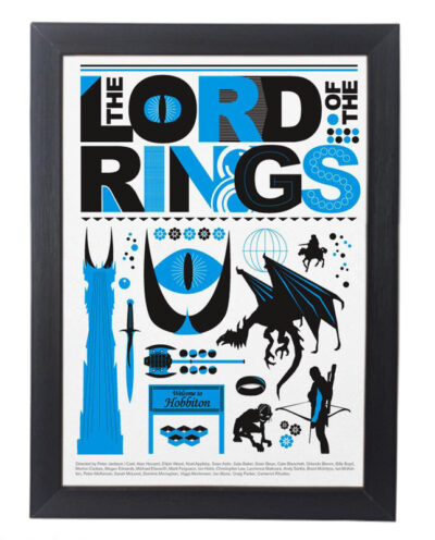 تابلو آگاپه مدل G163 طرح Lord of The Ring