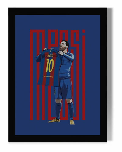 تابلو مدل دیواری طرح مسی Messi کد FD506