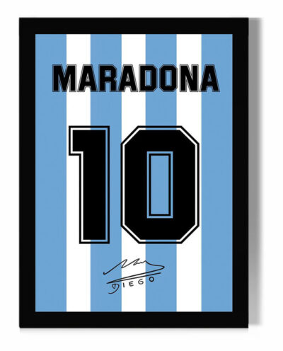 تابلو مدل دیواری طرح پیراهن آرژانتین دیگو مارادونا Diego Maradona کد FD484