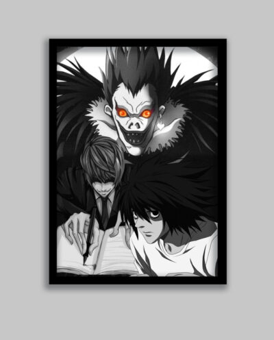 تابلو مدل انیمه دفترچه مرگ Death Note کد LA-G10533-2