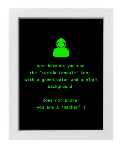 تابلو طرح برنامه نویسی مدل هکر Hacker