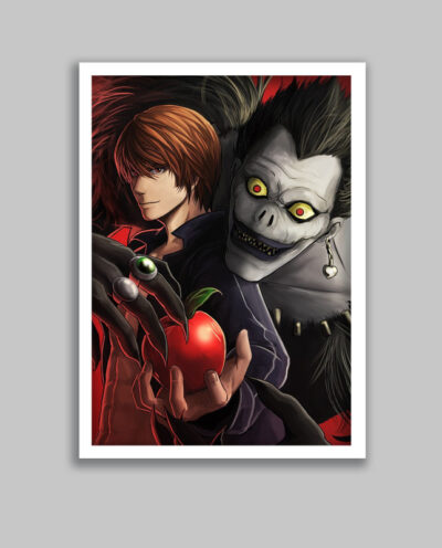 تابلو مدل انیمه دفترچه مرگ Death Note کد LA-G10538
