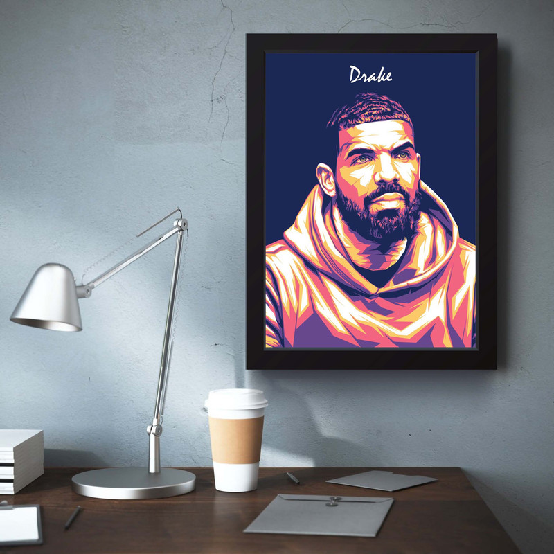 تابلو مدل دریک Drake کدS0109-b - Image 4