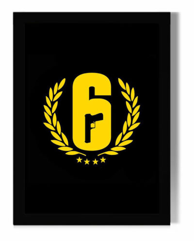 تابلو مدل دیواری طرح بازی رینبو سیکس سیج Rainbow Six Siege کد FD295