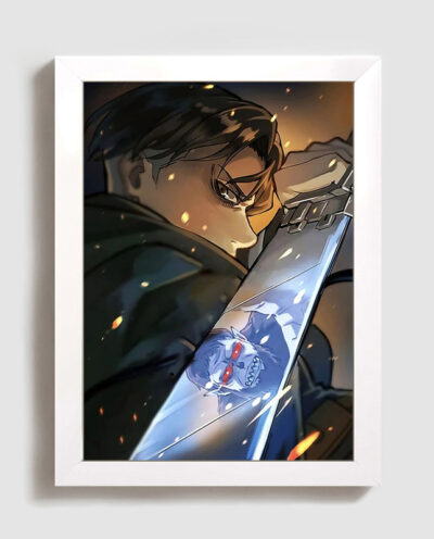 تابلو مدل انیمه اتک آن تایتان لیوای attack on titan levi W302