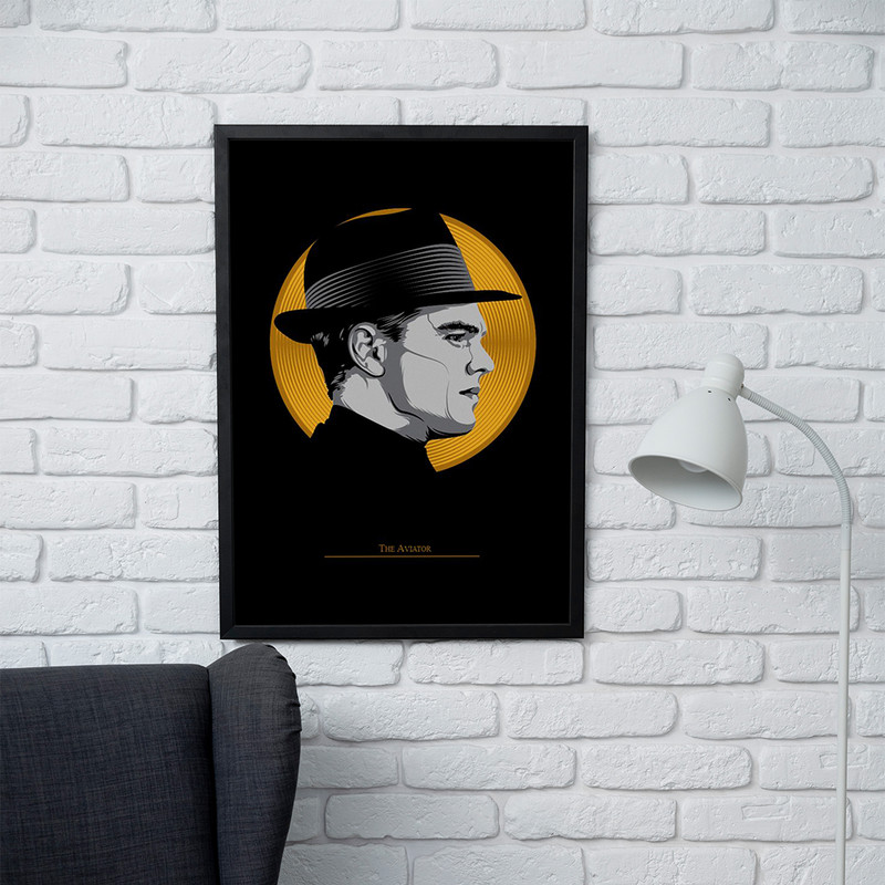 تابلو مدل دیواری طرح فیلم هوانورد The Aviator کد FD114 - Image 2