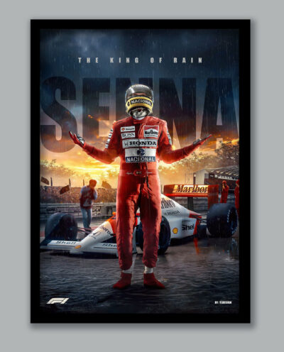 تابلو مدل فرمول یک آیرتون سنا Ayrton Senna کد LA-G10192