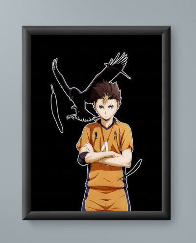 تابلو مدل انیمه نیشینویا هایکیو Nishinoya Haikyu anime 07