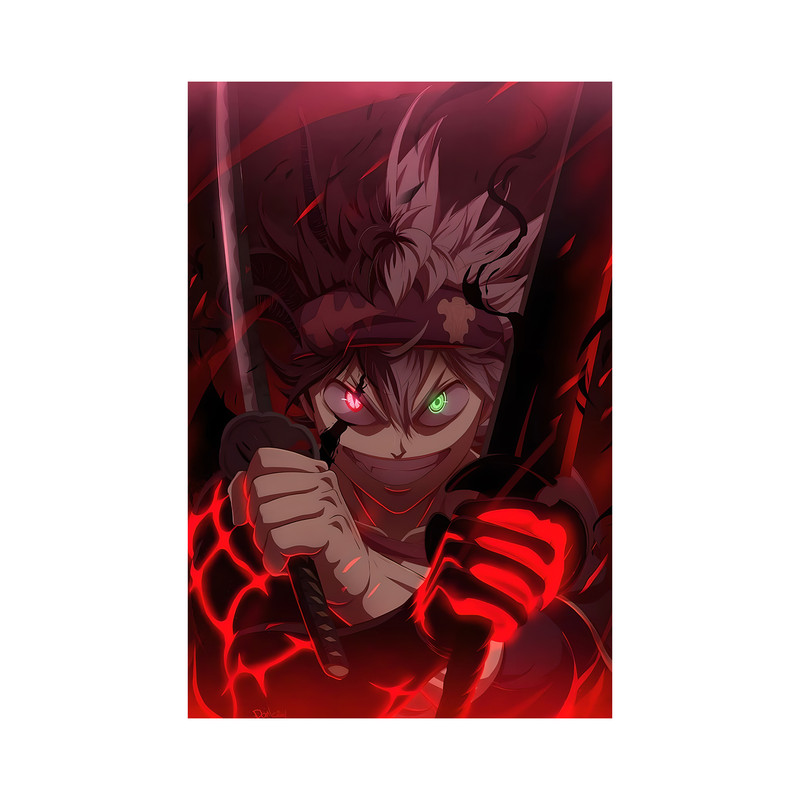 تابلو مدل انیمه آستا بلک کلاور asta black clover anime 13 - Image 2