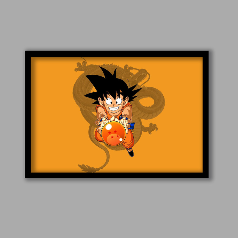 تابلو مدل انیمه توپ اژدها Dragon ball کد LA-G10721-2
