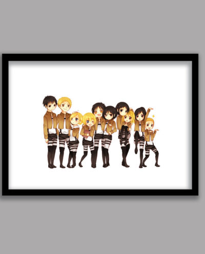 تابلو مدل انیمه اتک آن تایتان Attack on Titan کد LA-G10409-2