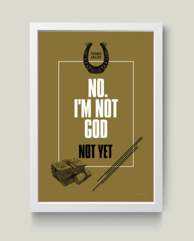 تابلو مدل انگیزشی Im not god کدG12-47
