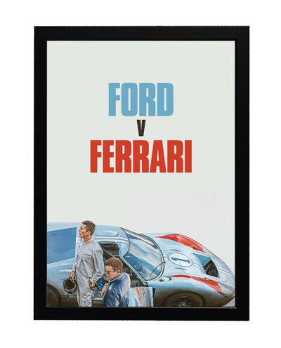 تابلو طرح فیلم Ford v Ferrari کد 02 فریم مشکی