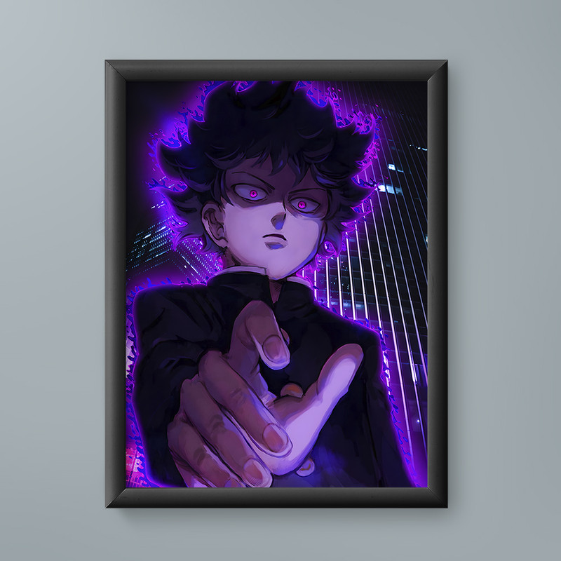 تابلو مدل انیمه موب سایکو 100 Mob Psycho 100 anime 15