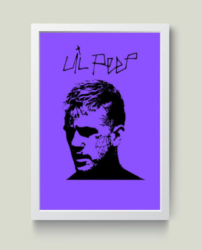 تابلو مدل لیل پیپ Lil Peep کد m2517-w