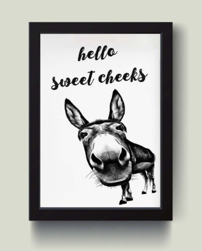 تابلو مدل Hello Sweet Cheeks کد S3016-b