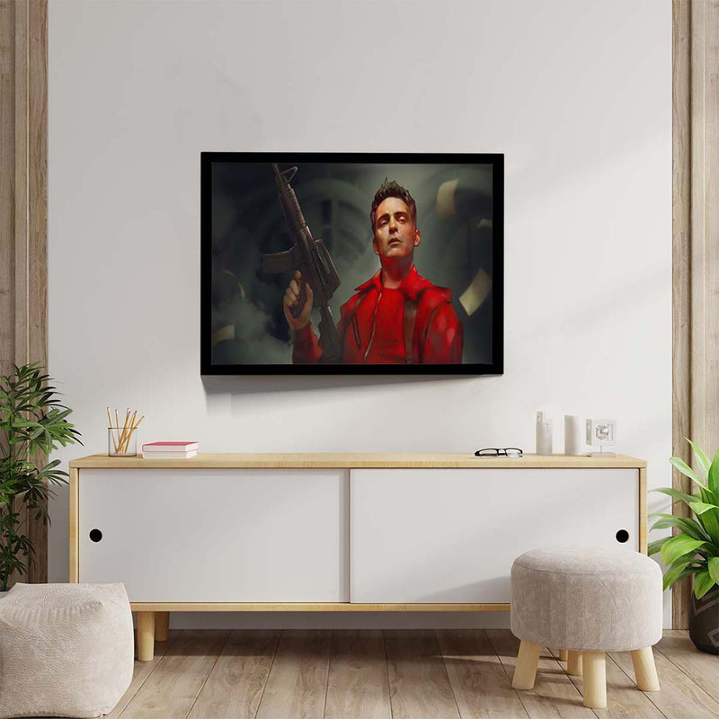 تابلو مدل berlin money heist کد F-11015مدل 1 - Image 8