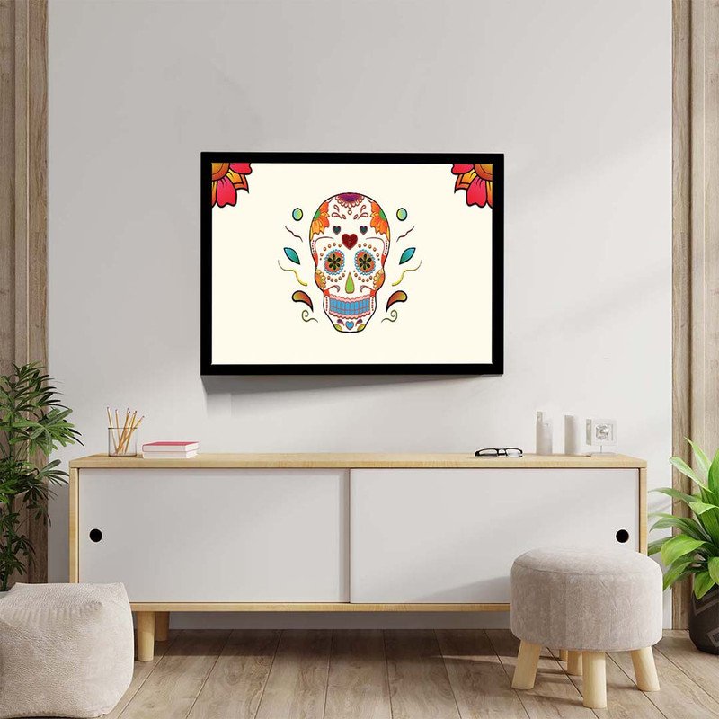 تابلو مدل skull colorful کد F-17006 - Image 4