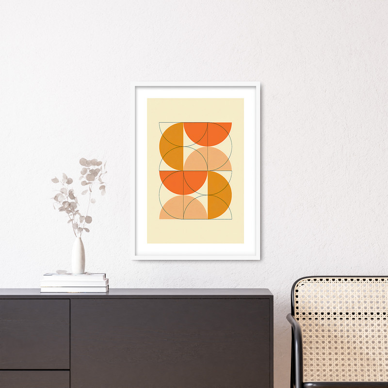تابلو دکوراتیو فورنیمو مدل Abstract Geometric کد 0522B - Image 2