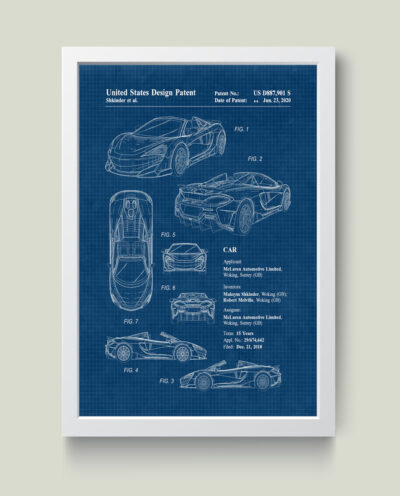 تابلو مدل Mclaren کد m2620-w
